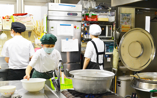 調理室の様子イメージ